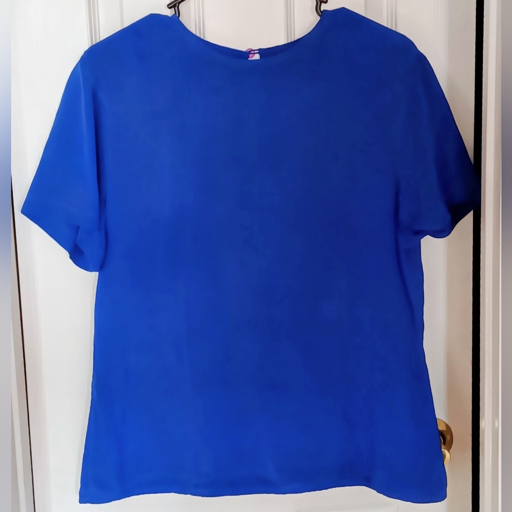 Josephine Chaus Royal Blue Blouse
